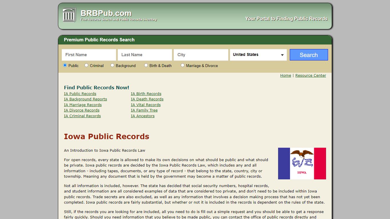 Free Iowa Public Records | Search Criminal and Civil Court Records ...